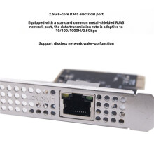 2X Karta Sieciowa PCIE 2.5G PCI-E do RJ45 Gigabit Ethernet Adapter RTL8125BG Chip 10/100/1000M/2.5G Karta LAN do Komputerów Stacjonarnych