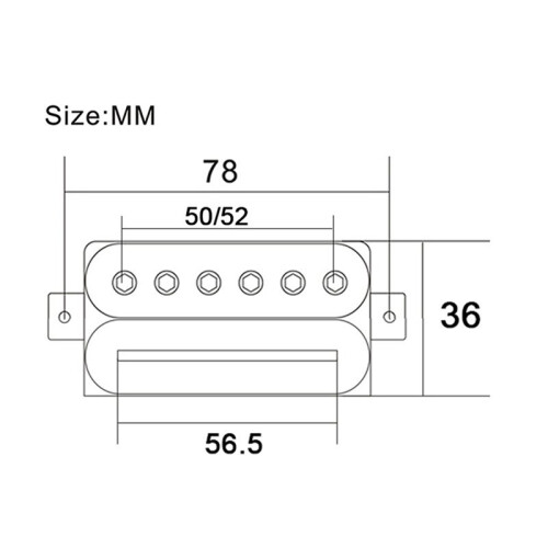 4 Micros de Guitare Électrique Humbucker à Double Bobine Réglables 2