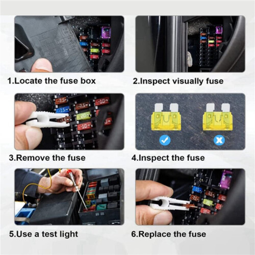 240 Micro-Fuses, Thin Micro-Fuse Kit, Car/RV/Truck/Motor Micro-Fuse Combination Kit 2Amp -40A 2