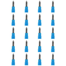 20X PCD Diamond Engraving Bits Engraver CNC Carving Tools Stone Carbide Milling Cutter D6XL40X70degreeX0.4