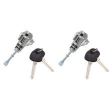 2X Left Driver Door Lock Cylinder 4 Keys 81970-2HA00 Fit for 06-10