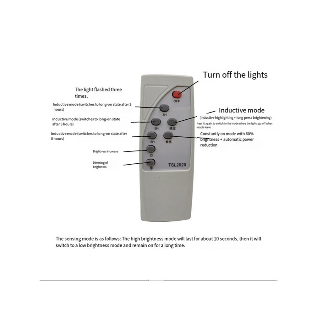 3X Solar Street Lamp Controller Circuit Board Of Pir Human Body Induction Solar Lamp With Remote Control 3.2V 3.7V 4711216427760