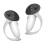 6x Controller Grips Cover Compatible with for Meta Quest 3S/Quest 3 Accessories, Adjustable Knuckle Straps 2