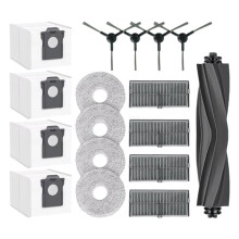 34 Piezas de Accesorios para Aspiradora para L40 Ultra AE/D20 Ultra / RLD31SE/ para Mova E40 Ultra: Cepillo Principal, Cepillo Lateral, Filtro,