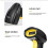 2X Handheld Wireless 1D 2D Scanner Barcode Scanne Wireless  1D 2D QR Code Reader for Supermarket 6