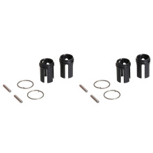 2X RC Car Upgrade Front Straight Shaft Sleeve Shaft Cup Kit for 1/10 XV02/XM01/TT02 RC Car Upgrade Parts