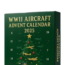 2X Calendrier de L' de Noël 24 Jours avec Avions et Oiseaux de Guerre en Acrylique 2D Calendrier de L' de Noël Calendrier de L' de Noël