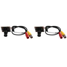 2X 1200TVL 5MP Analoge CCTV-Cameramodule met 25 mm Lens voor DIY Microscoop Telescoop Autocamera Video Deurbel PAL