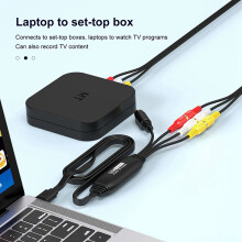 3X USB Video Capture VHS Naar Digitaal Converter USB 2.0 Video Audio Capture-Kaart voor TV DVD VHS Ondersteuning Windows -Systeem