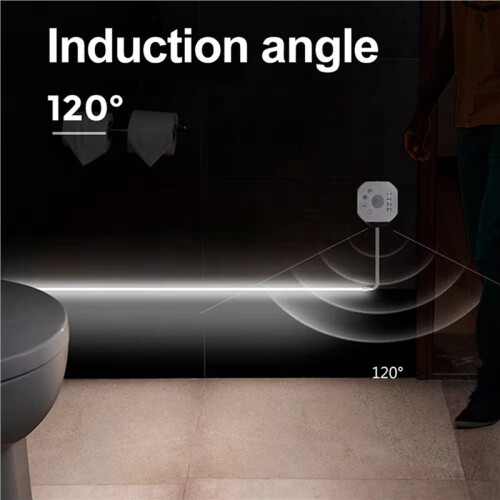 2X DC5-24V PIR Motion Sensor Light  LED Strip Controller Monochrome Dimmer  Timer Automatic Movement Detector