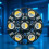 2X SK6812 RGBW Round Full Color Black Single Point Single Control Ring Development Board 7 Bit DC5V 5