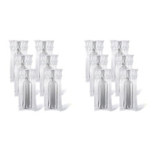 100-Pack Inflatable Wine Bottle Protector Bags, Reusable Air Column Cushion Sleeves for Safe Bottle Transportation