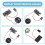 3X Recordable Sound Module 8M MP3 Button Control Music Voice Player Board with Speaker 10