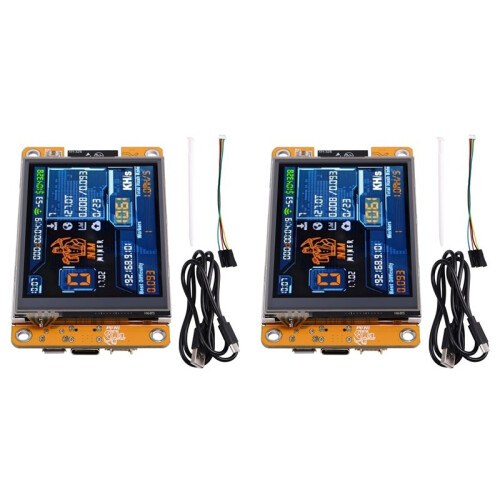 2X 1060KH/S NMMiner NerdMiner 2,8 Polegadas  Display Bitcoin Crypto Solo Lottery Miner Harshrate NerdMiner Atualizado