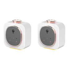 2X Waterless Aromatherapy Machine Rechargeable Nebulizer Diffuser Wall Mounted Touch Sensor Essential Oil Aromatherapy