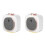 2X Waterless Aromatherapy Machine Rechargeable Nebulizer Diffuser Wall Mounted Touch Sensor Essential Oil Aromatherapy 1