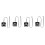 For  K1C/K1 MAX Hot Bed Pressure Sensor Strain Gauge Temperature Resistant Wire for 3D Printer Accessories 4PCS 1