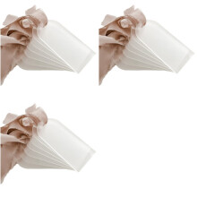 150PCS Frosted Acrylic Wedding Blank Place Card Clear Arch Gift Tag Name Plate Seating Chart DIY Mark Place for Party