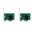 2X PCIE X1 to Single Port -Compatible Embedded Image Application Multimedia 2D  Card SM750 Network Card Chip 1