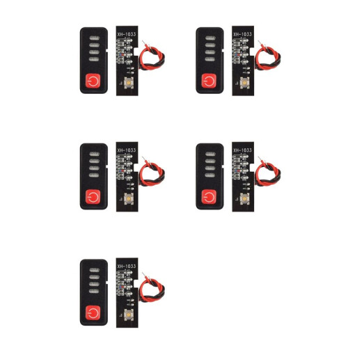 5X Electric Drill Battery Indicator LED Display for  18V /21V Lithium Batteries 18650 Capacity Visual Tool