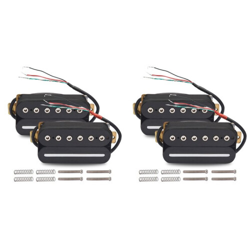 4 Styck Elgitarr Humbucker Justering Dual Coil Gitarr Pickup Elgitarr Pickuper