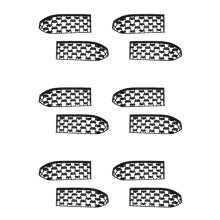 12X Car Front Bumper Grille Cover Front Lower Grille Decoration for CX30 CX-30 2020-2021