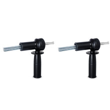2X SDS Electric Hammer Needle Scaler Adapter for Rust Removal Concrete Drilling Tile Installation