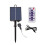3X Solar Battery Box Kit Pack Powered Lithium Panel Light with Remote Control for Led String Strip Lamp 24V DIY 8