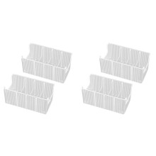 4-Pack Acryl Riemorganizer voor Kast en Lade - 8 Afneembare Compartimenten, Transparante Riemhouder, Past op de Meeste Maten