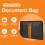 3X Bolsa de Documentos À Prova de Fogo com Trava, 13 X 9,2 Polegadas, Bolsa de Dinheiro À Prova de Fogo, com Zíper e Trava, Adequada para Tablets, 9