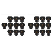 20 Stuks A1 Siliconen Sokken, Beschermhoes voor Hotend, Isolatiehoes voor Verbeterde 3D-Printerprestaties