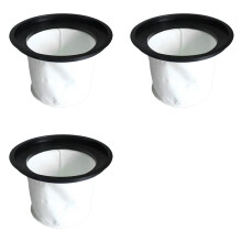 3X Industrial Vacuum Cleaner Dust Bag and Dust Bucket for 15L Industrial Vacuum Cleaner BF500 Washable and Reusable