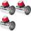 3pcs 4in Motorized Duct Damper-Adjustable Volume Balancing & Backdraft Damper Control,Airflow Control Damper 2