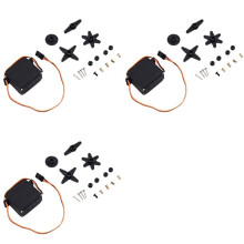 3X MG996R Metalen Standaard Servo Hoog Koppel Metalen Tandwiel Servo Digitale Servo FUTABA JR RC Auto Helikopter Upgrade Onderdelen