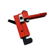 2X Guide Rail Stop for T-Nut T-Tracks, Alloy Steel Type 75 Miter Track Rail Stop High Accuracy T-Slot Slide Stopper