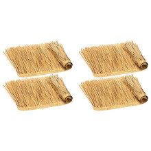 Thatch Roofing for Tiki Bar Mexican Tiki Hut Grass Roof 6.56FTx20Inch Artificial Thatch Palapa Grass Roll 4pcs