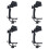 4X Snare Percussie Clip Zwarte Drum Microfoon Microfoon Rand Klem Houder Drum Accessoires 1