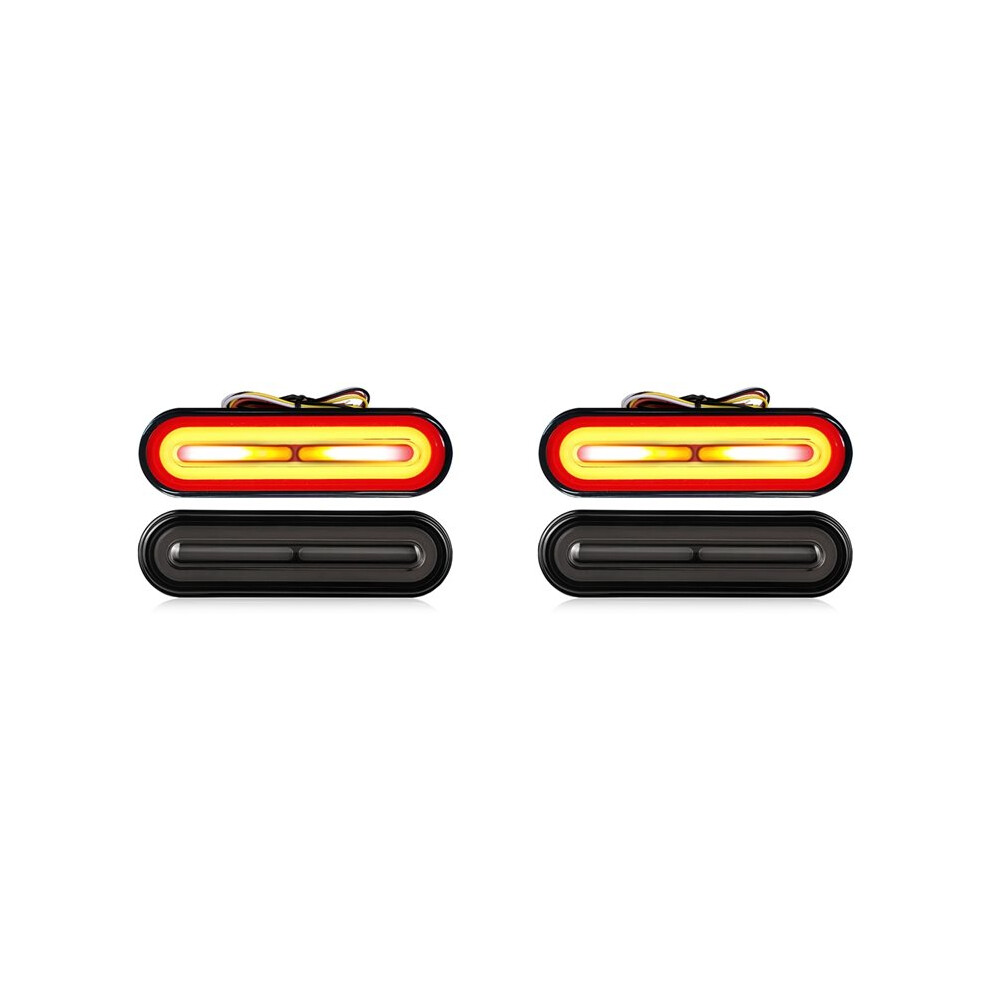2X Dc10-80V 60 Led Motorcycle Tail S Sequential Turn Signal Drl Stop Brake For Car Motorcycle Light 6033472503674