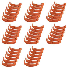 Harde Hoed Zweetband-Katoen Wasbare Harde Hoed Zelfklevende Zweetband Voering Herbruikbare Harde Hoed Helm Zweetpads 48 STKS