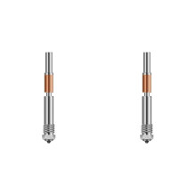 2pièces 0,4 mm pour Buse Bimétallique QIDI Plus4 avec Isolation Céramique Intégrée, Conception à Retrait Rapide, Buses Intégrées