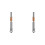 2pcs 0.4mm for QIDI Plus4 Bimetallic Nozzle with Ceramic Insulation Integrated Design Quick Removal Integration Nozzles 1