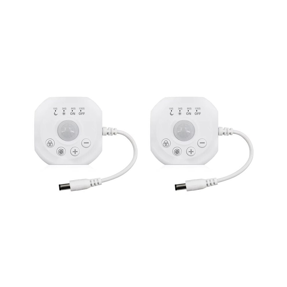 2X Dc5-24V Pir Motion Sensor Led Strip Controller Monochrome Dimmer Timer Automatic Movement Detector Light 6032276954026