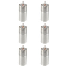 6X 25GA-370 12V Motor Redutor de Velocidade da Caixa de Engrenagens Do Motor para Fechadura Eletrônica (300 RPM)