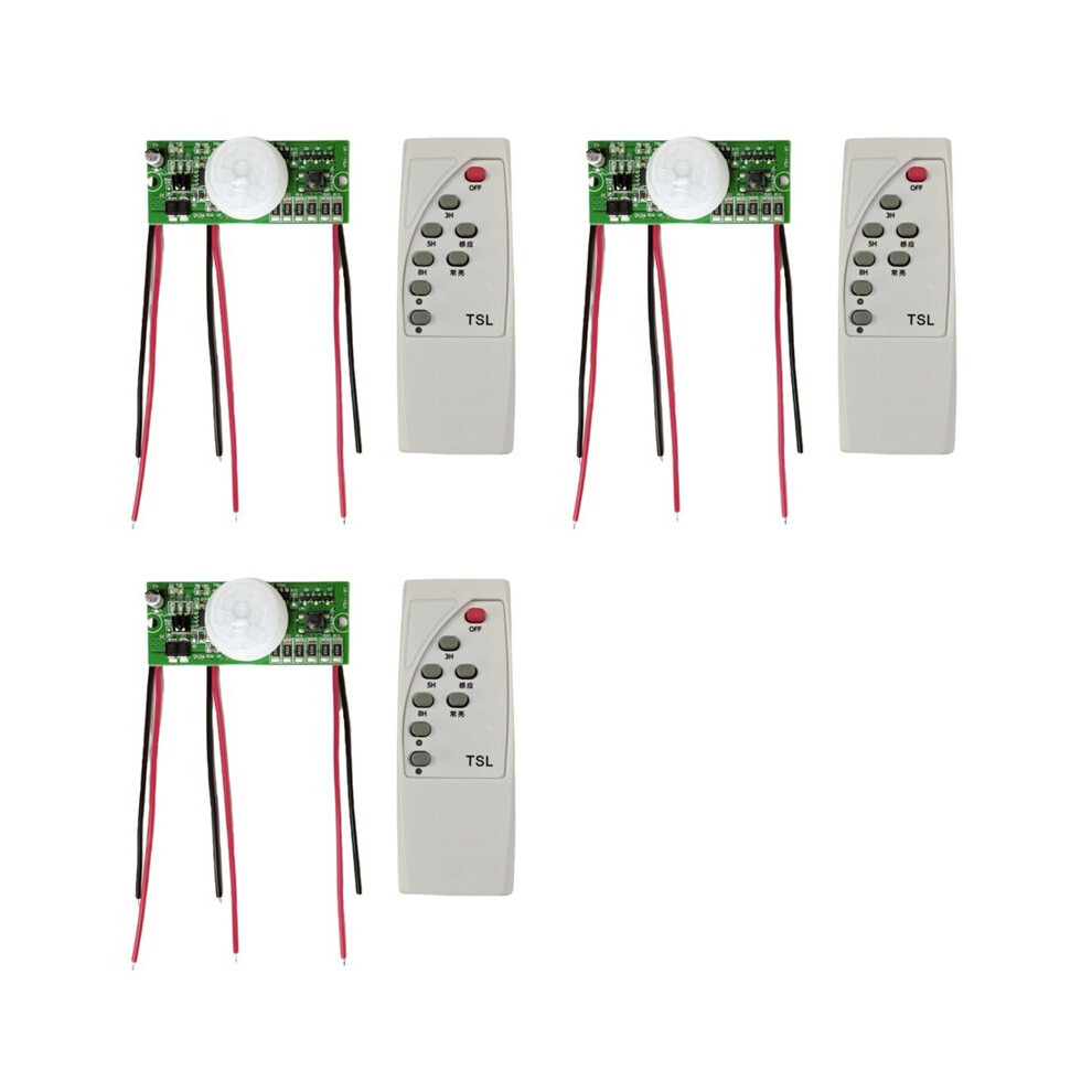 3X 3.2V 3.7V Solar Lamp Board Solar Circuit Board Infrared Human Induction Solar Street Driver Board Light 4712591351640