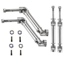 8-Delige Metalen Roestvrijstalen Aandrijfas CVD voor 1/10 Slash Rustler Stampede VXL 4X4 4WD RC Car Upgrade-Onderdelen