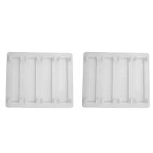 2X NMMiner 2.8 Inch 4 Slots Base Bracket for NerdMiner Bitcoin Crypto Solo Lottery Miner 4 Slots Stand White
