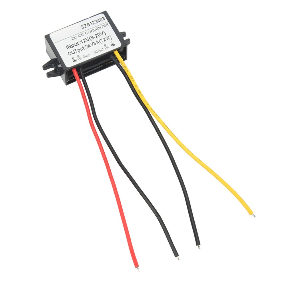 12V-20V To 24V 3A Waterproof Boost Converter, Ip67, 72W 9421389703350