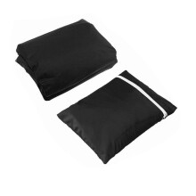 Round Fire Pit Cover Waterproof UV Protection Outdoor Stove Protector Weatherproof Easy Use