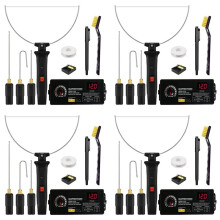4X Hot Wire Foam Cutter Kit 4 i 1 Skumskärningsset med Elektriskt Skärverktyg och Transformatoradapter US-Kontakt