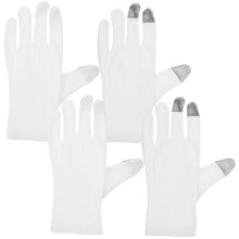 2 Pairs Touch Screen Garden Gloves with Claws for Women, Non Slip Breathable Cotton Work Gloves